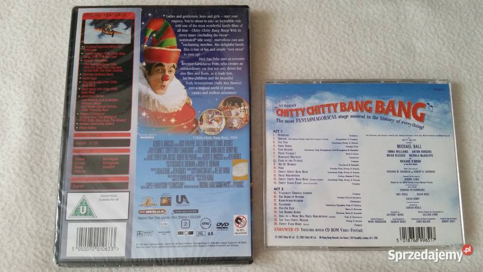 Film CHITTY CHITTY BANG BANG bonus CD soundtrack