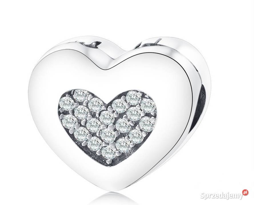 Pandora Charm koral serce love miłość klips Warszawa
