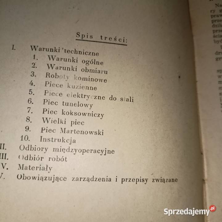 Tymczasowe warunki techniczne okazy książki Gdańsk