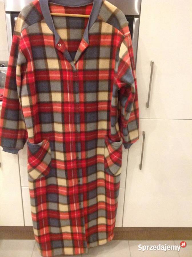 Długa Podomka Polarowa Damska XL XXL Kolorowa Nowa Sól