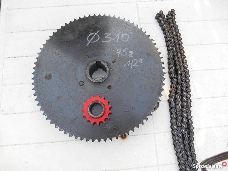 KOŁO łańcuchowe 75 z 15 z zębatki Części zamienne Daszyna