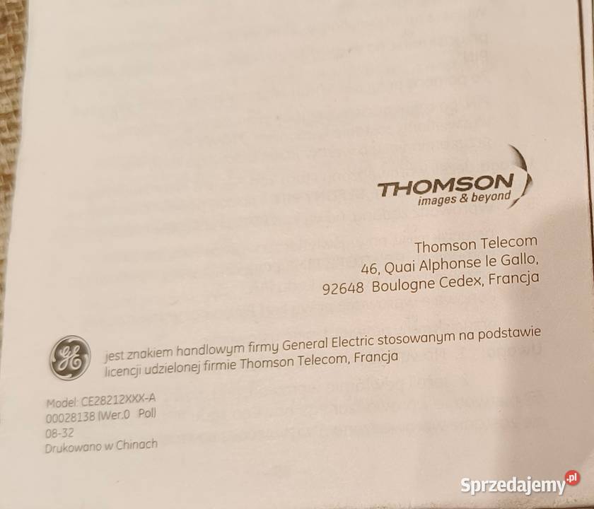 Telefon bezprzewodowy cyfrowy Gdańsk