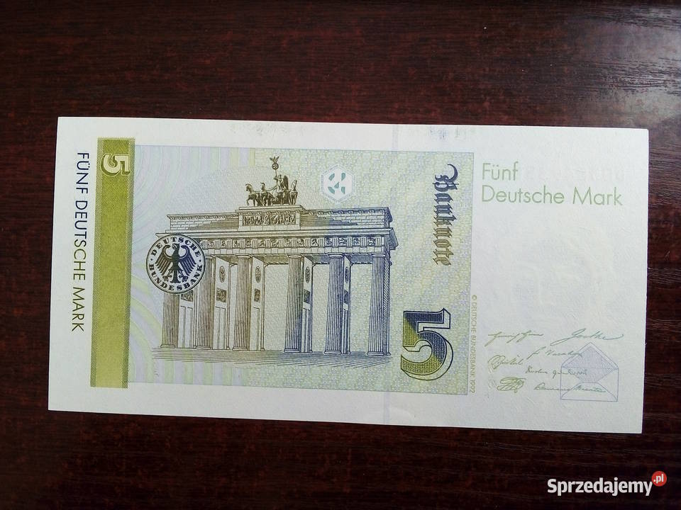 Banknot 5 marek Niemcy Płońsk