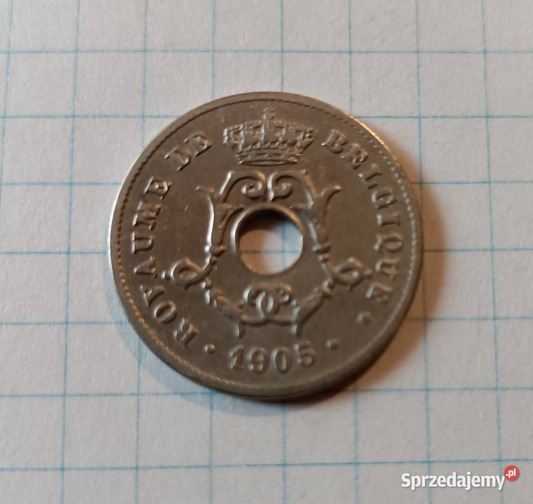 10 CENTYMÓW CENTIMES 1905 BELGIA BELGIQUE Piszczac