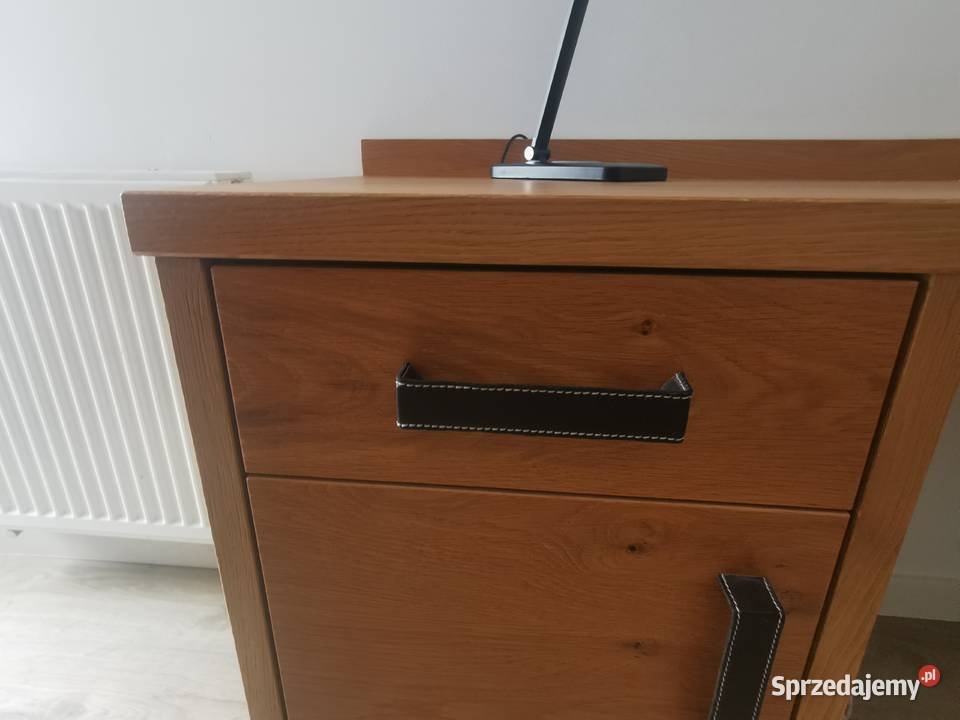 Solidne drewniane biurko 180 Poznań sprzedam