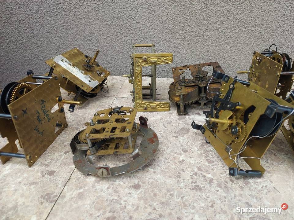 Zestaw 10 niekompletne mechanizmy zegarmistrza pomorskie sprzedam
