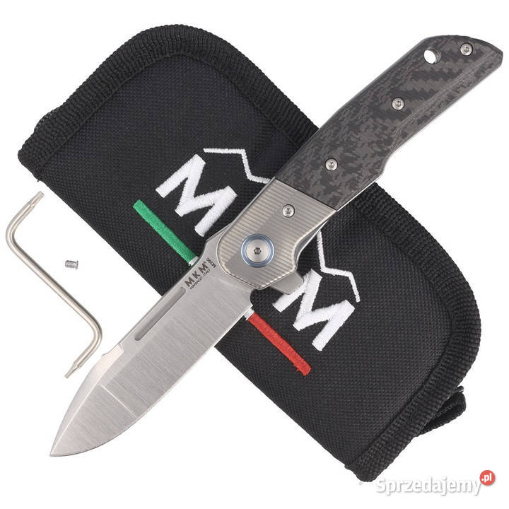 Nóż składany MKM Clap Carbon Fiber Satin M390 by Sport i Wypoczynek