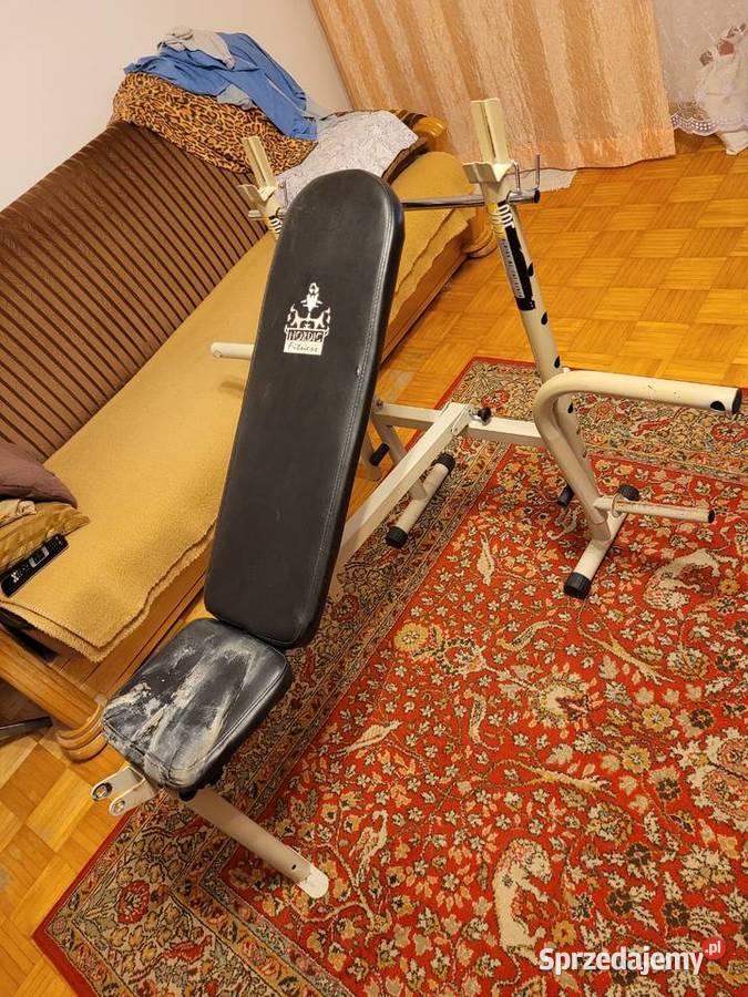 Ławeczka do wyciskania ze stojakami na gryf Lublin