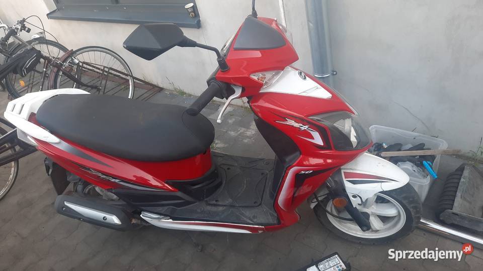 Skuter Sym jet4 bez prawa rejestracji na części czerwony SYM sprzedam