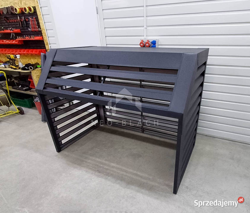 Osłona Pompy Ciepła 120x70x140 Antracyt Zabudowa