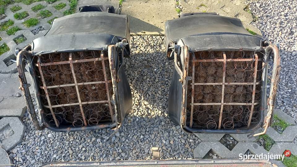 Fotele kanapa VW Garbus 1968r Wyposażenie wnętrza Łazy