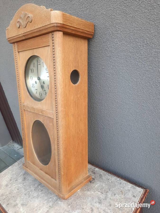 Stary zegar ścienny pokojowy KS sprawny film pomorskie Tczew sprzedam