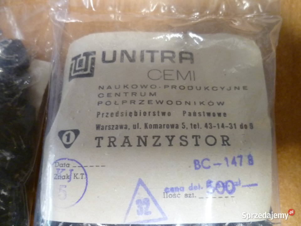 Tranzystor BC147B CEMI 500sztuk Kraków