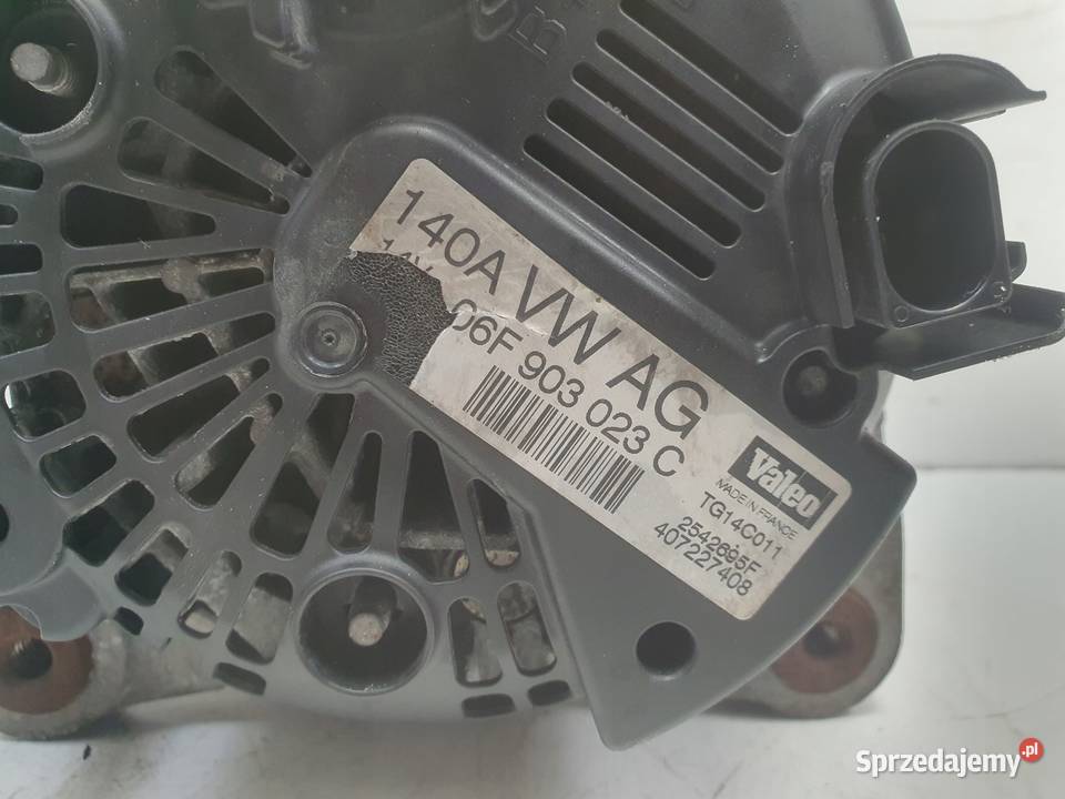VW Touran I 20 TDI ALTERNATOR valeo 06F903023C Janów