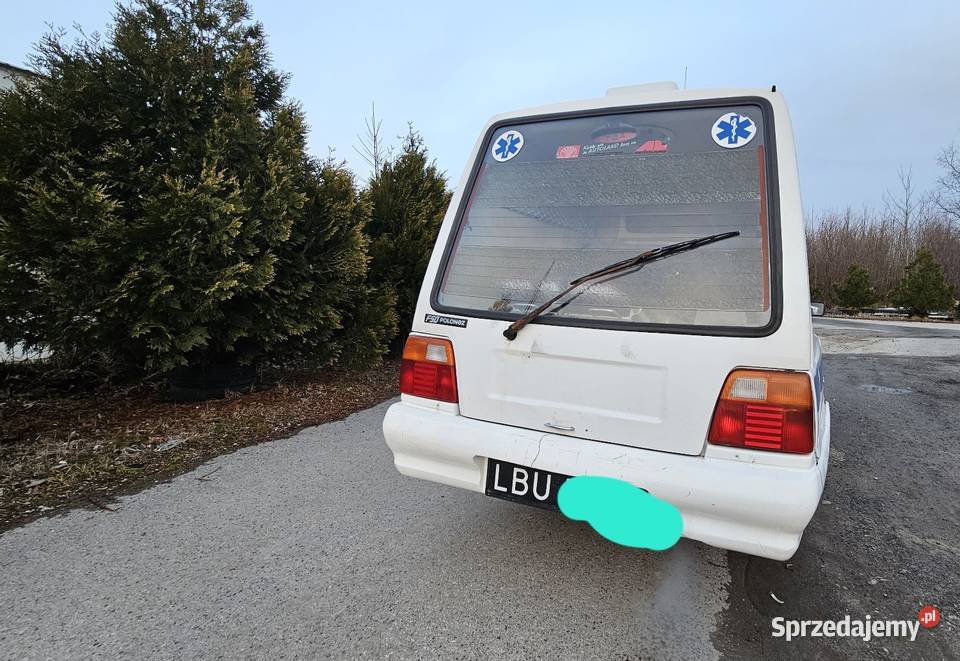 Polonez karetka ambulans pogotowie uszkodzony lubelskie Kock