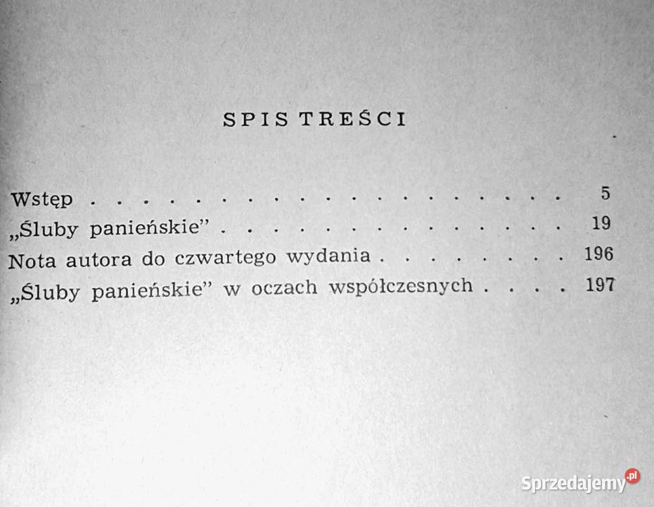 Śluby panieńskie Aleksander Fredro