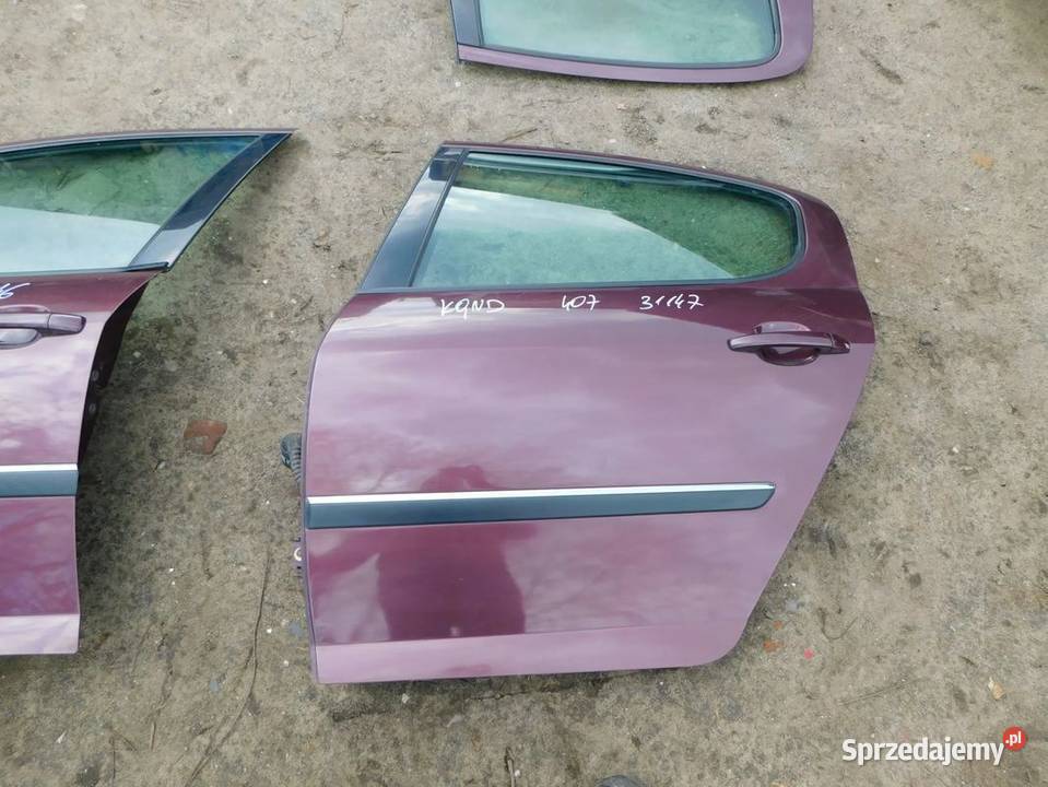 peugeot 407 HB drzwi kolor KQND 31147 WYSYŁKA Części samochodowe Żory
