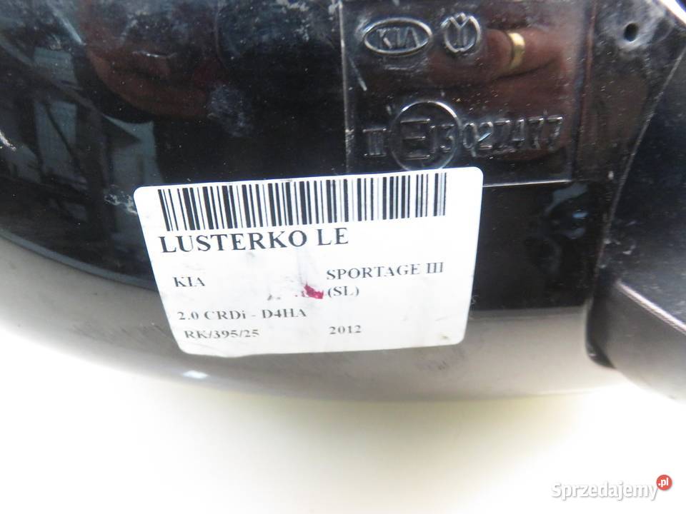 LUSTERKO LEWE KIA SPORTAGE III 9 PIN 1K sprzedam