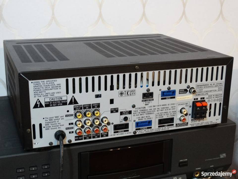 mocny wzmacniacz Aiwa 360 wat WYSYŁKA podkarpackie Jasło sprzedam