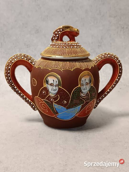Kutani Satsuma Cukiernica Japonia Motyw dolnośląskie Jawor