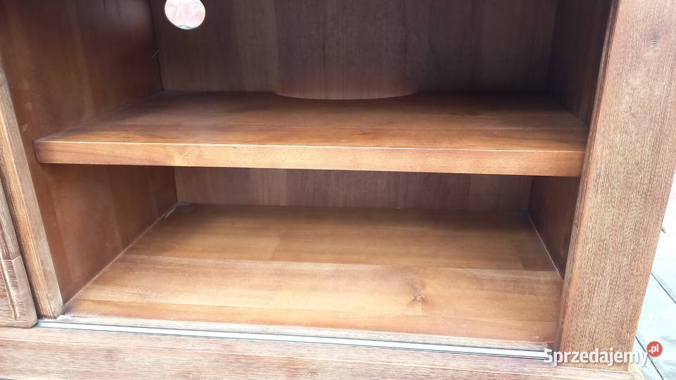 Szafka RTV Komoda akacja drewniana Szafka pod 57cm zachodniopomorskie Gawroniec sprzedam