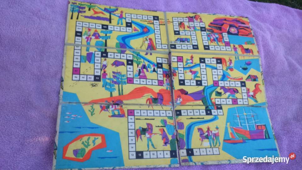 Plansze do 2 starych gier planszowychpamiątka