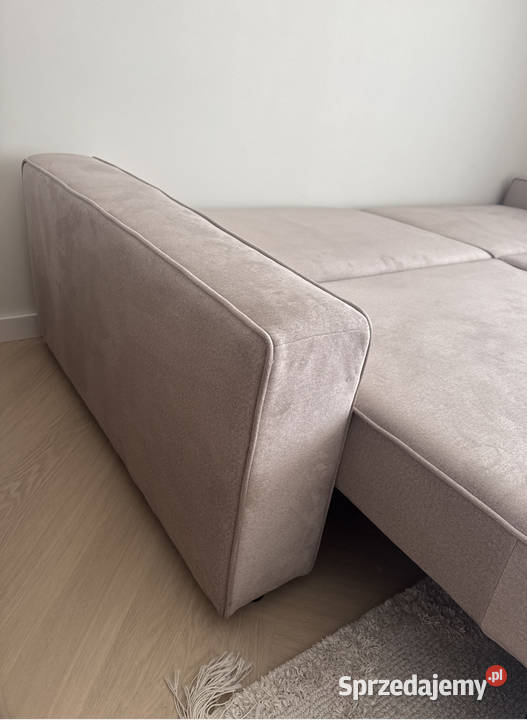Sofa kanapa rozkładana z funkcją spania beżowa Warszawa