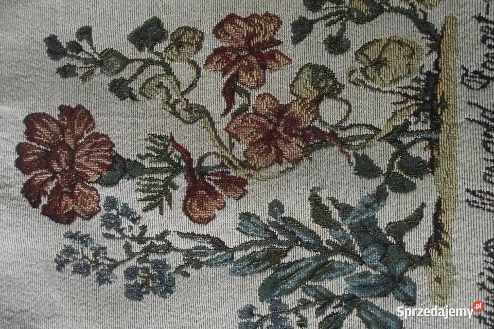 Poduszka gobelinowa gobelin kwiaty 3838 Piekary Śląskie sprzedam