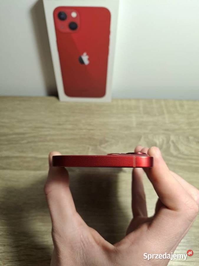 iPhone 13 Czerwony Stan Idealny 128GB Etui Warszawa