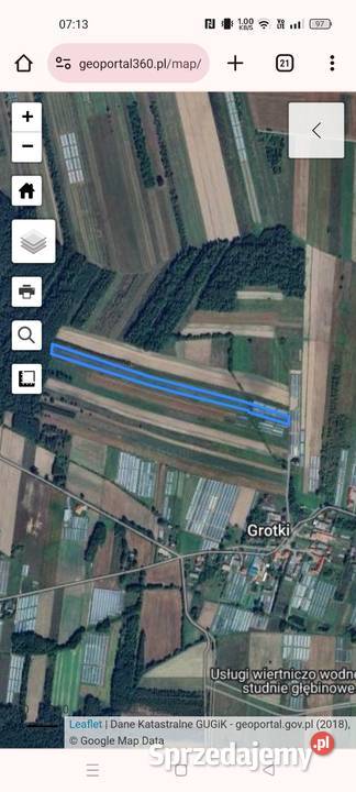 Działka rolna 3h Grotki