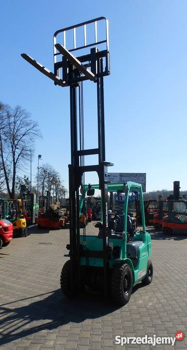 Wózek widłowy czołowy Mitsubishi FG25N 2012 LPG Wrocław sprzedam