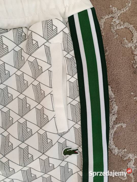 Spodnie dresowe męskie Lacoste Monogram ciepłe Białystok
