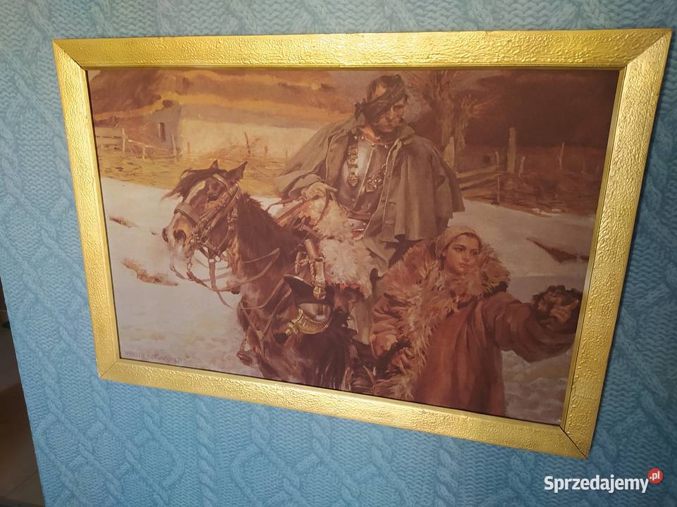 Sprzedam obraz Kossak Wojciech Antyki śląskie Tarnowskie Góry