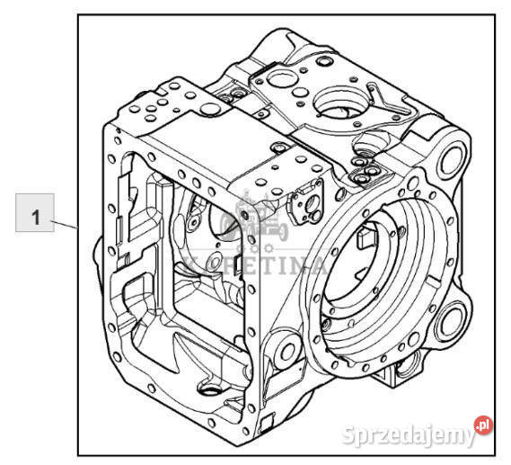 John Deere 6810 6910 Obudowa Tylnej Osi AL169527 Jastrzębniki