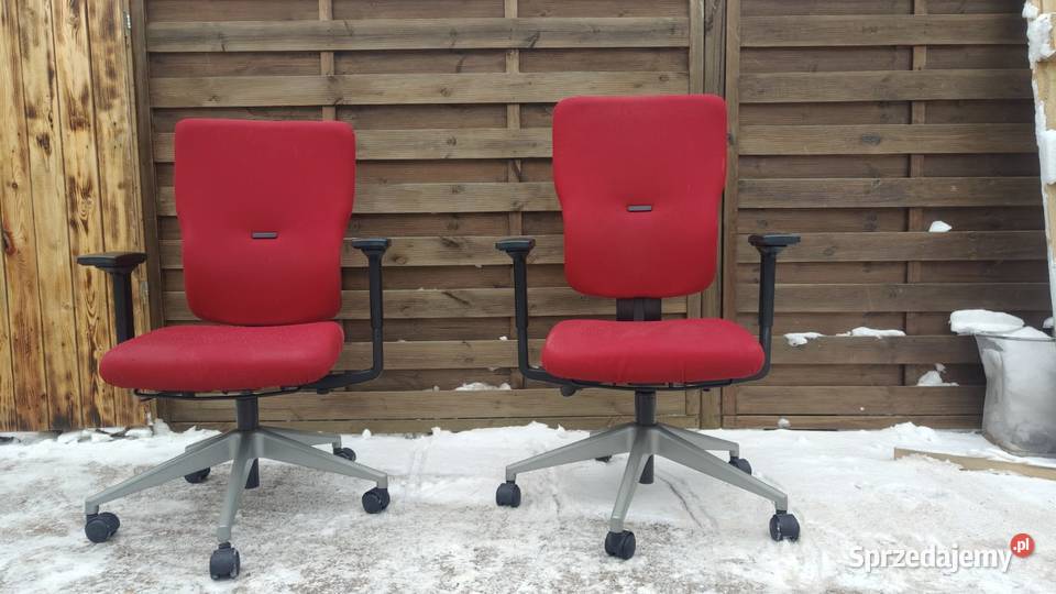 Krzesło Steelcase Lets B czerwone Dostępne 3 Warszawa sprzedam
