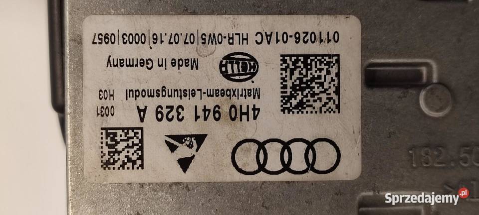 AUDI A8 D4 LAMPA LEWY PRZÓD MATRIX 2016