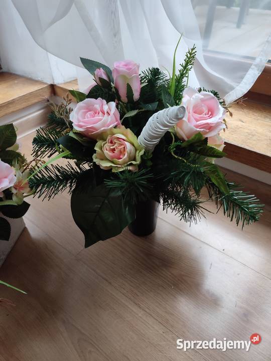 Kochanej Mamie zestaw na grób z dedykacją Sosnowiec