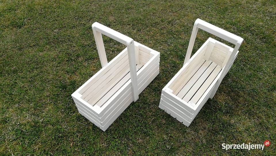 Doniczka drewniana osłonka drewniana Pozostałe Radków sprzedam