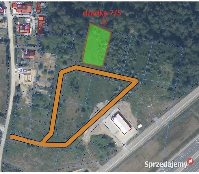 Działka usługowa Olsztyn