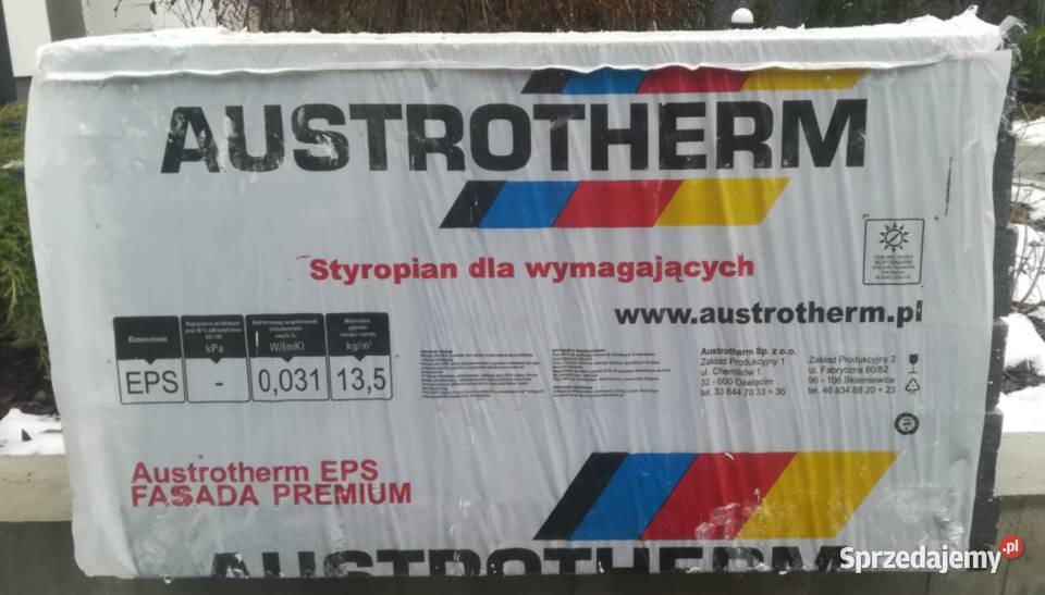 Styropian grafitowy Austrotherm EPS FASADA