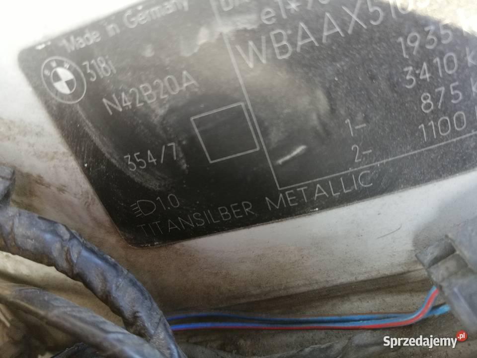 Bmw e46 drzwi przednie lewe titansilber części blacharskie Aleksandrów Łódzki sprzedam