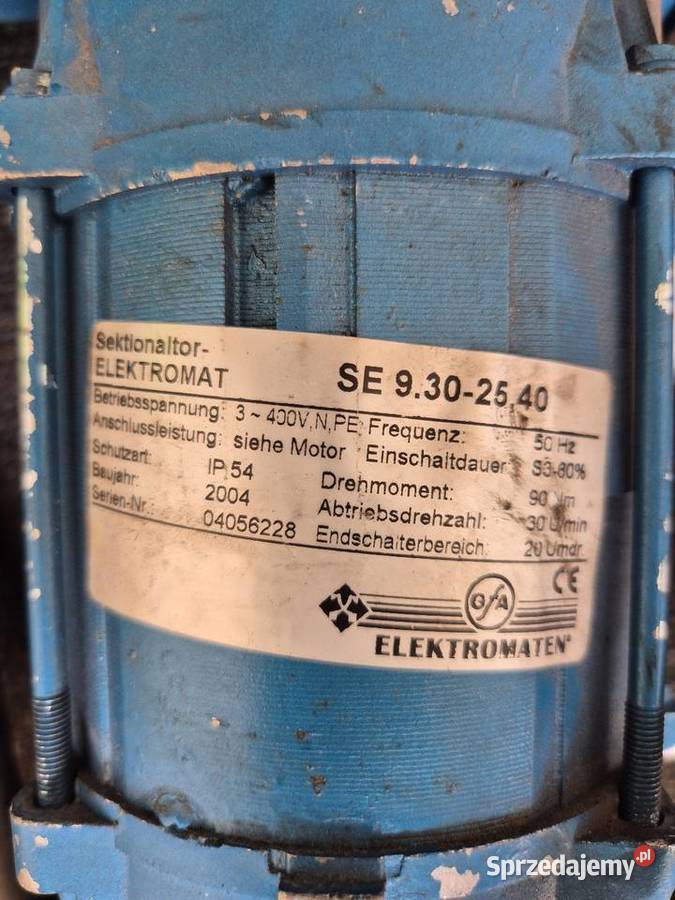 Napęd do bramy przemysłowej fmy Elektromaten SE Chorzów sprzedam