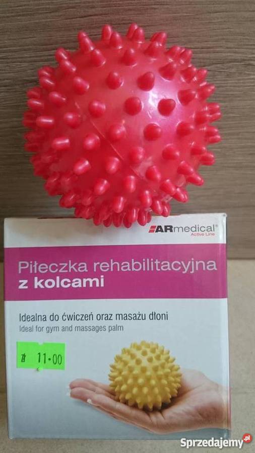 Piłka rehabilitacyjna do ręki z kolcami Kielce