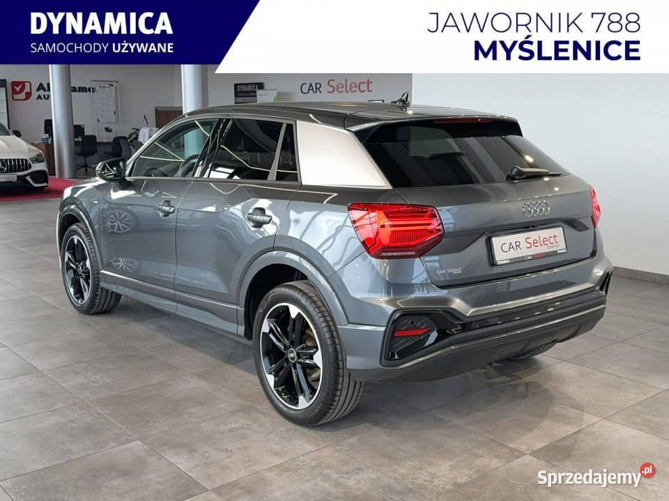 Audi Q2 VAT 23 Sline 35TFSI 150 Stronic 2023 r wspomaganie kierownicy Myślenice sprzedam