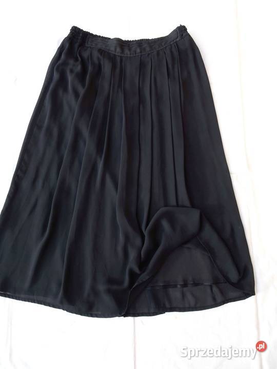 Czarna Zwiewna spódnica wizyta impreza 42 44 Odzież damska Nowy Sącz