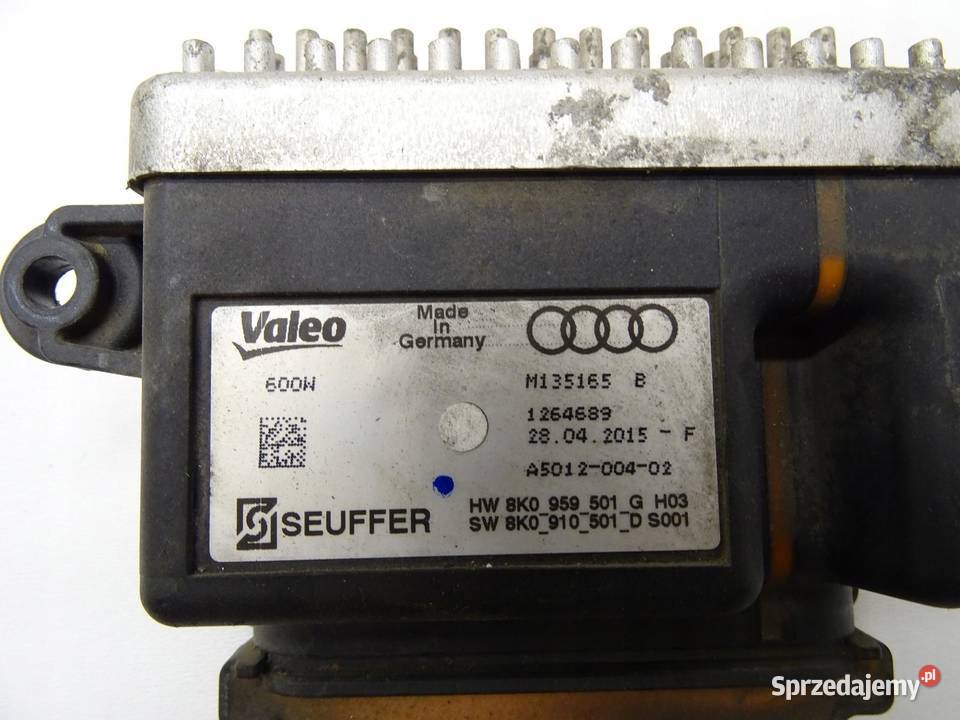 MODUŁ STEROWNIK WENTYLATORÓW AUDI A4 B8 A5 8T 20