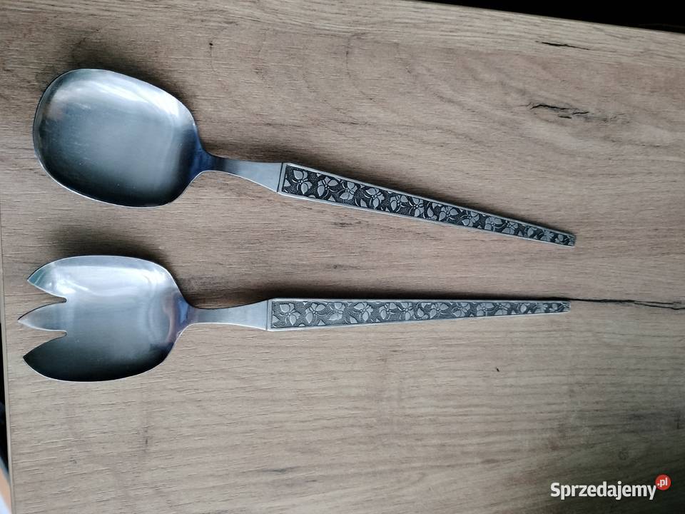 Łyżki długie stołowe w motyle do mieszania sałat Choszczno