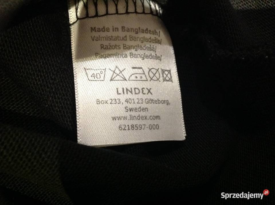 Czarna Mini Sukienka z Golfem Damska LINDEX L Spódnice i sukienki Nowa Sól