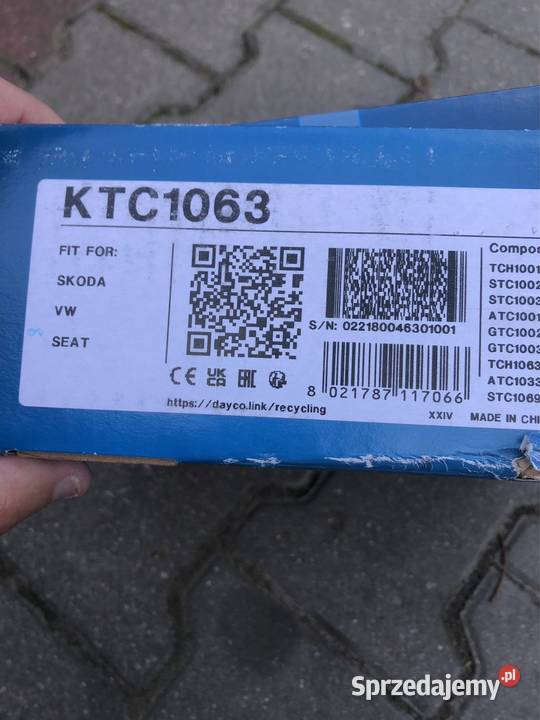 Kompletny zestaw rozrządu Seat Ibiza 12 benzyna Warszawa sprzedam