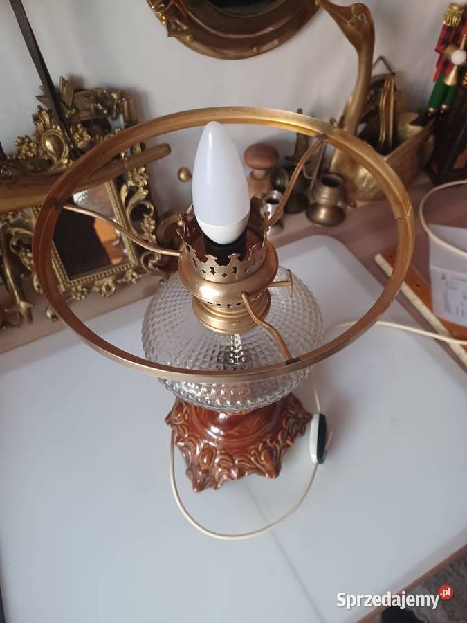 Lampa stołowa PRL wielkopolskie Poznań